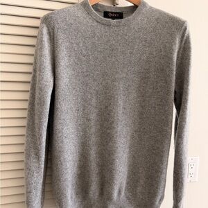Quince Gray Men's 100% Cashmere Sweater